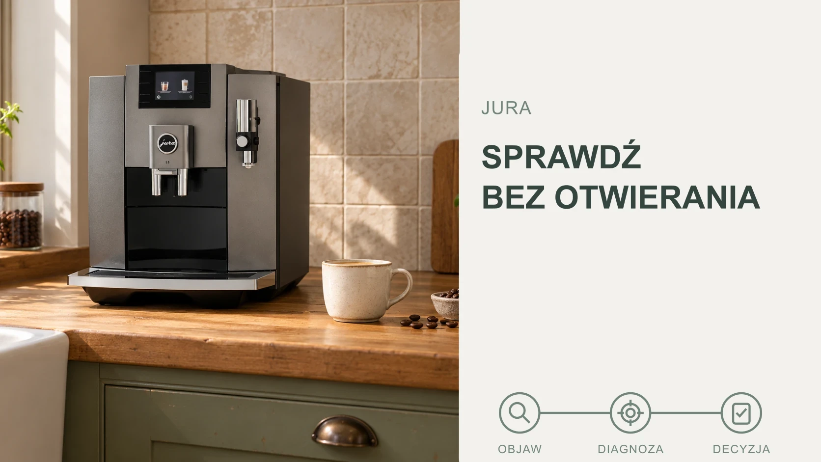 Grafika poglądowa — Naprawa ekspresow do kawy jura