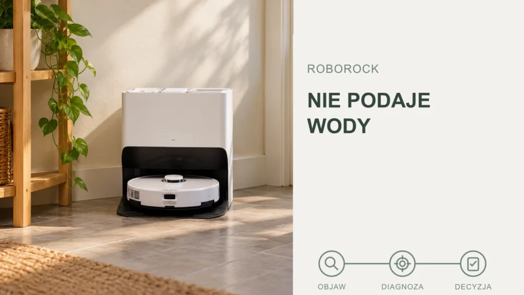 Roborock nie mopuje: ustawienie, przepływ wody czy usterka układu dozowania?