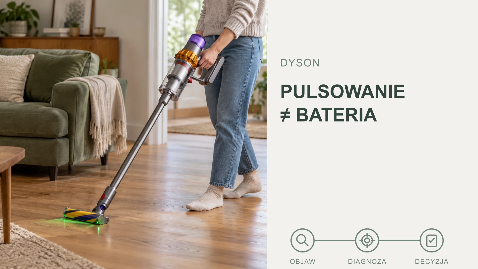 Grafika poglądowa — Naprawa odkurzaczy dyson