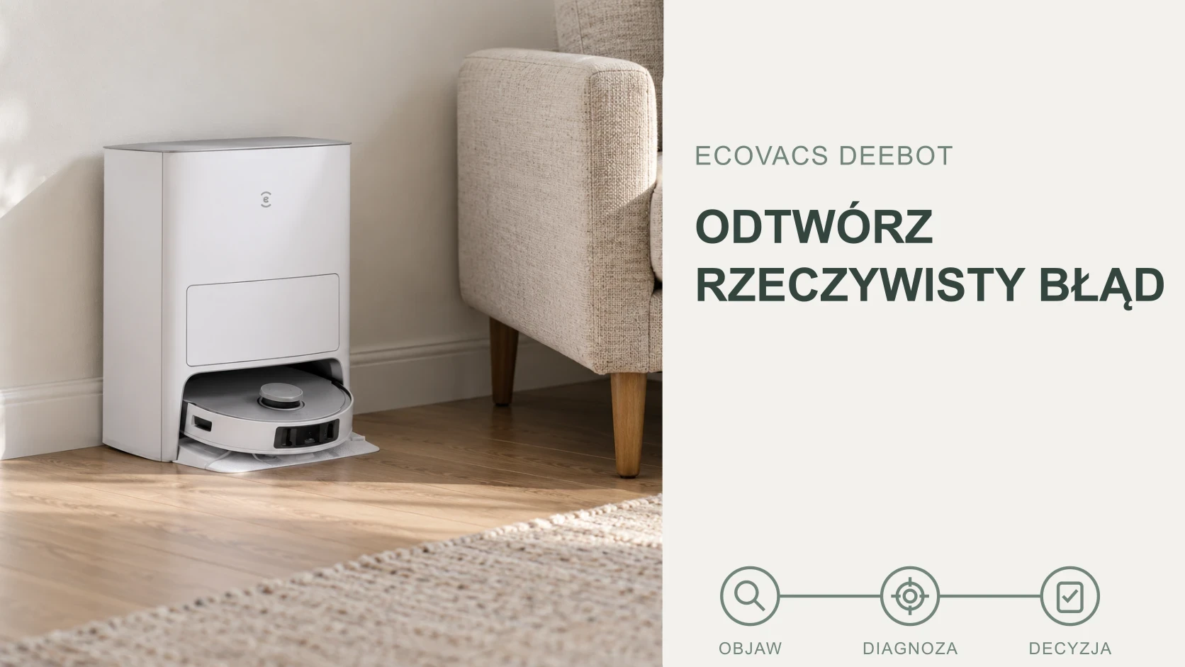 Grafika poglądowa — Naprawa ecovacs deebot