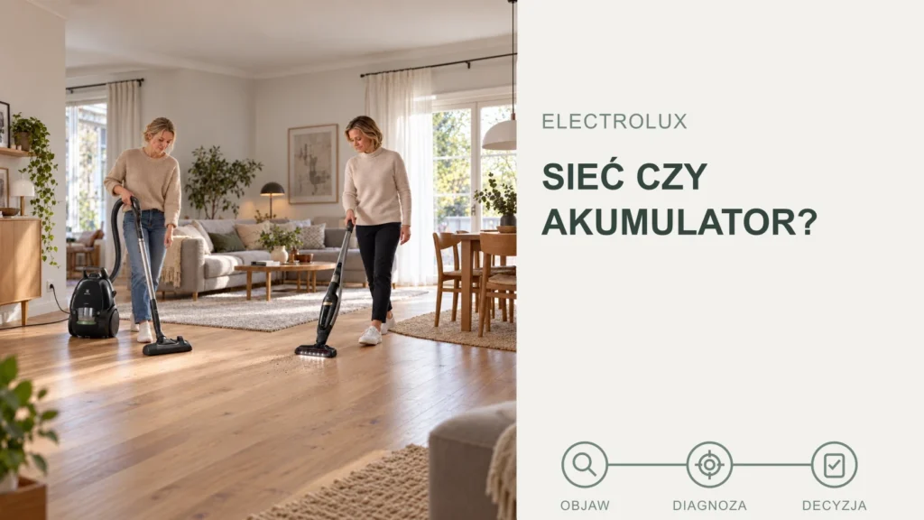 Naprawa odkurzacza Electrolux: przewód, zwijacz, przepływ czy silnik?