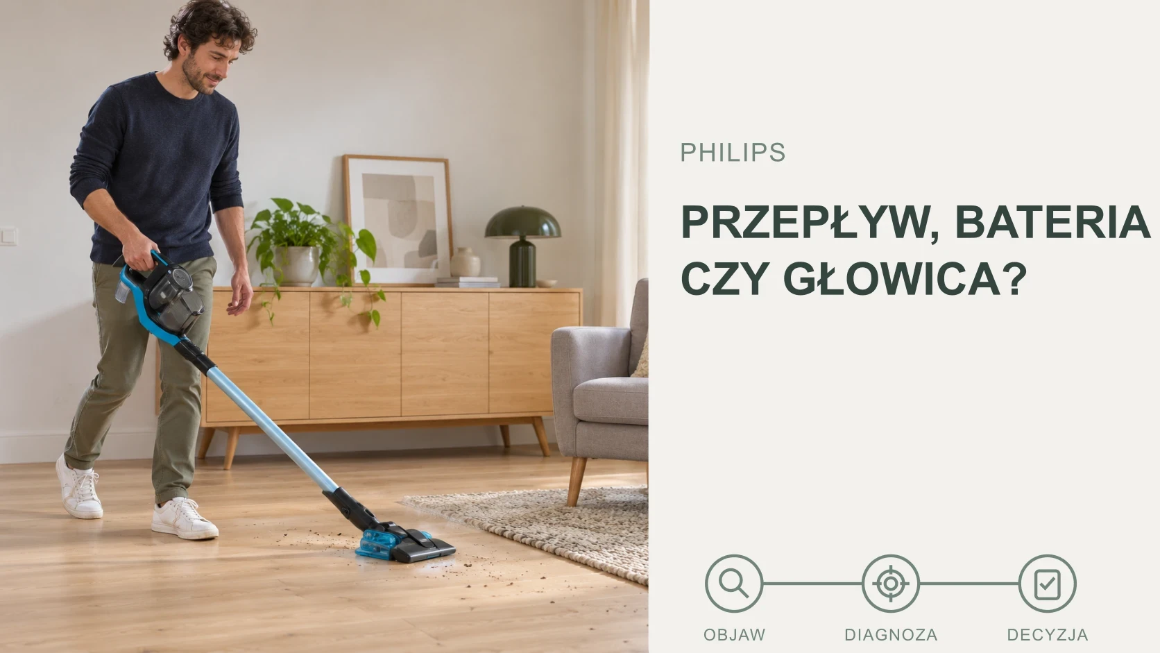 Grafika poglądowa — Naprawa odkurzaczy philips