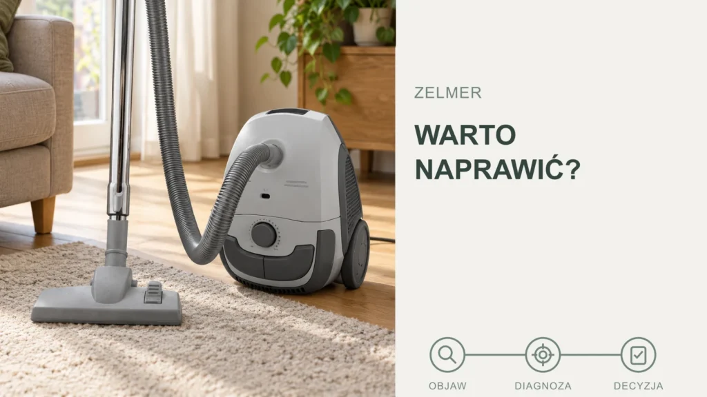 Naprawa odkurzacza Zelmer: kiedy starszy model nadal warto ratować