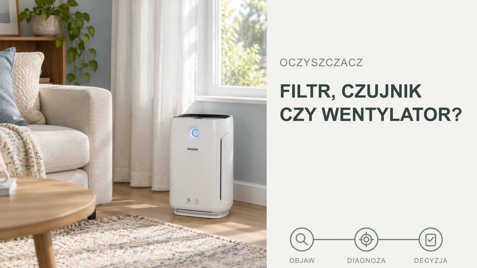 Grafika poglądowa — Naprawa oczyszczaczy powietrza