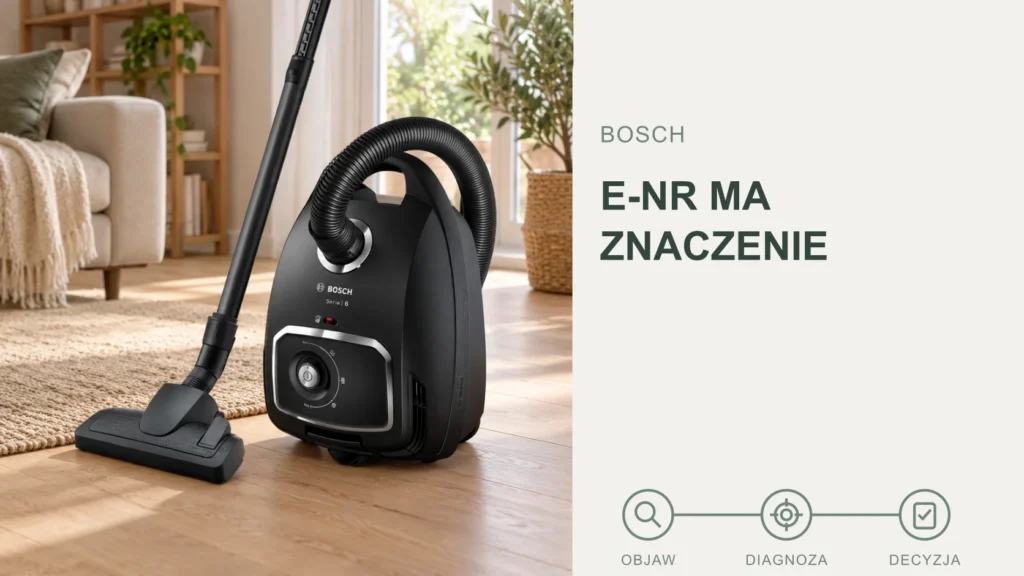 Naprawa odkurzacza Bosch: jak rozdzielić problem przepływu, przewodu i napędu